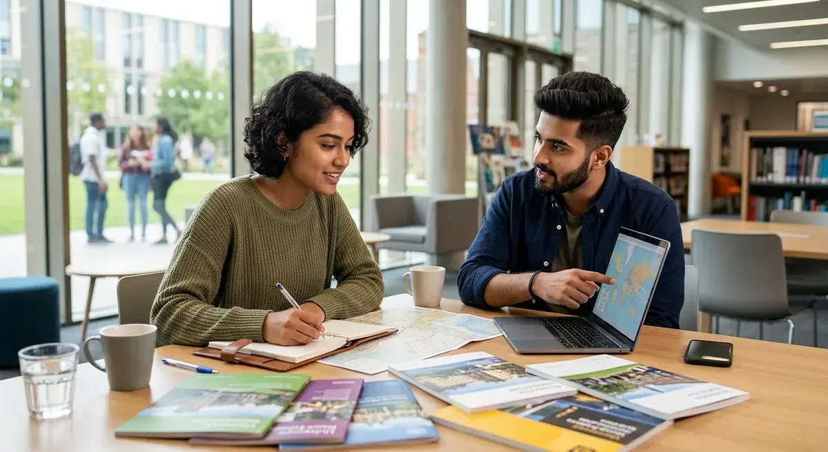 Indian students exploring best study abroad destinations for higher education