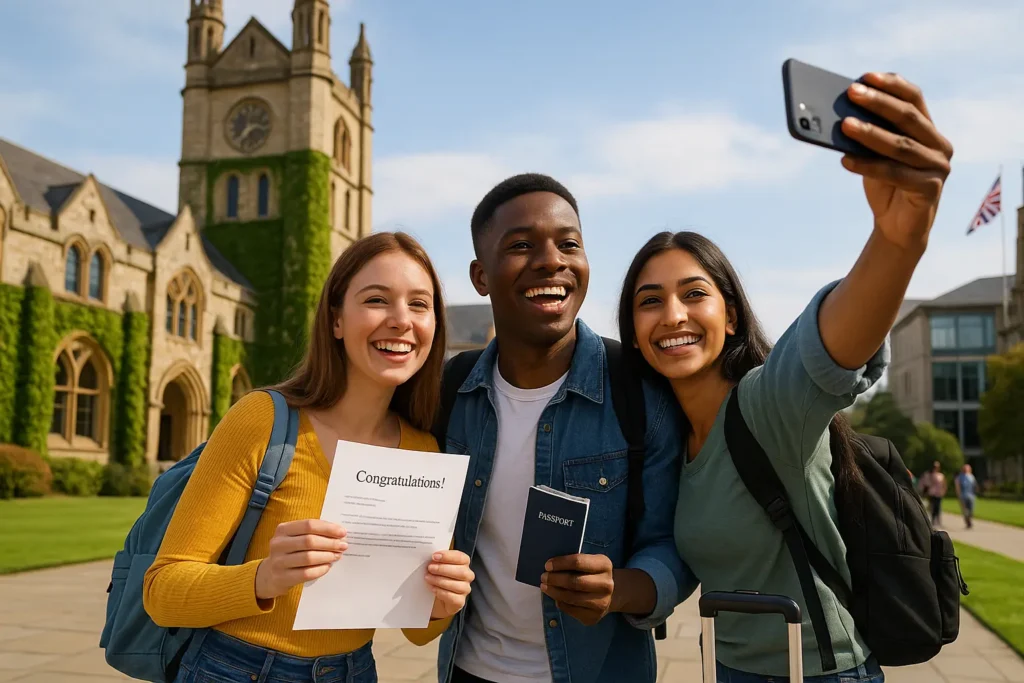 University admissions support for studying abroad